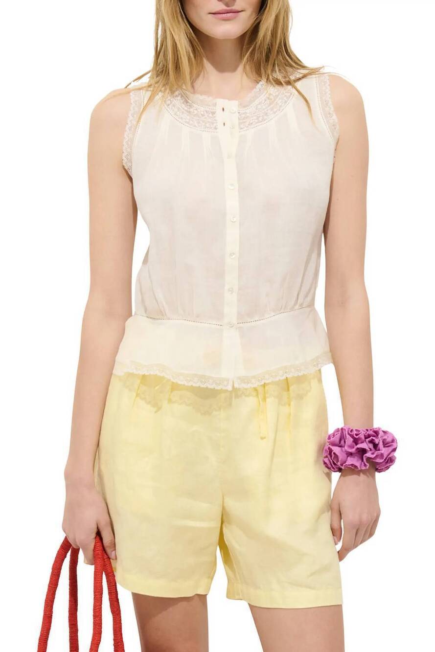 NEW ALEX MILL collette top in ramie